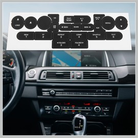RATCHROLL Car Front Radio Stereo Button Repair Decals Stickers Replacement for Ford for Mustang 2005-2009 Replacement Car Parts