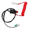 Boat Engine Emergency Stop Switch Safety Tether Lanyard ABS for