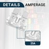 F FIERCE CYCLE Car Fuse Blade Style Fuses 25A ATO