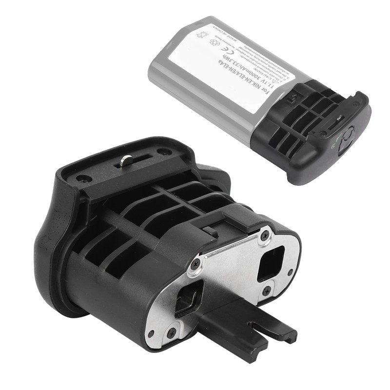 Black Plastic BL-3 Battery Chamber Cover EN EL4 Adapter for
