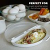 Culinary Elements Microwavable Nonstick Omelet Maker: Quick & Easy Breakfast,