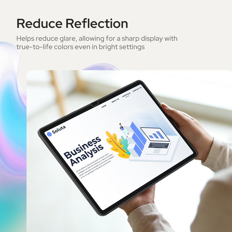 MOBDIK 2 Pack AR Screen Protector for Galaxy Tab S11