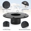 Starry Rv Trailer Pedestal Base Aluminum RV/Boat Table Base Mount