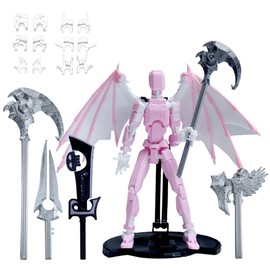Huihuaying T13 Action Figure,3D Printed Titans Figure Multi-Jointed Movable Titan 13 Action Figure Nova 13 Action Figure, Best Birthday Festival Gift (Pink)