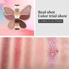 Erinde Butterfly Eyeshadow Palette Makeup Matte Shimmer Metallic Eye Makeup