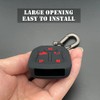 TANDRIVE Silicone Smart Key Fob Cover for GMC Sierra &