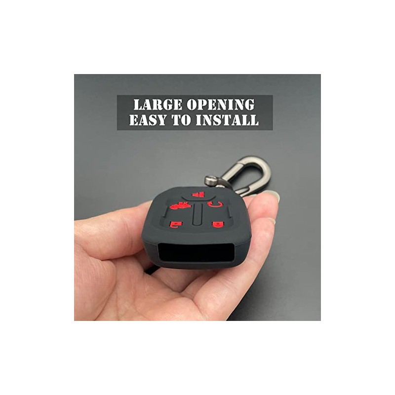 TANDRIVE Silicone Smart Key Fob Cover for GMC Sierra &