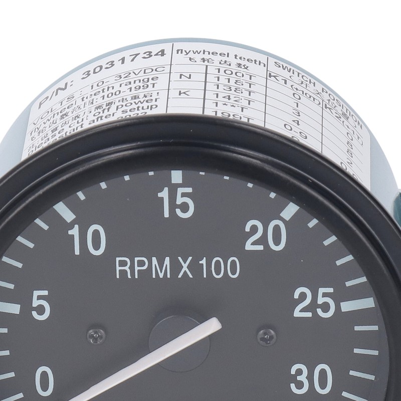 Engine Tachometer 3031734 Oil Pressure Gauge Indicator for Generator DC10‑32V