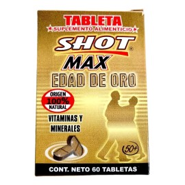 shot max  Shot Max Edad De Oro × 50 Años Vive Joven
