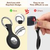 4 Pack AirTag Holder with Keychain - Anti-Lost Case