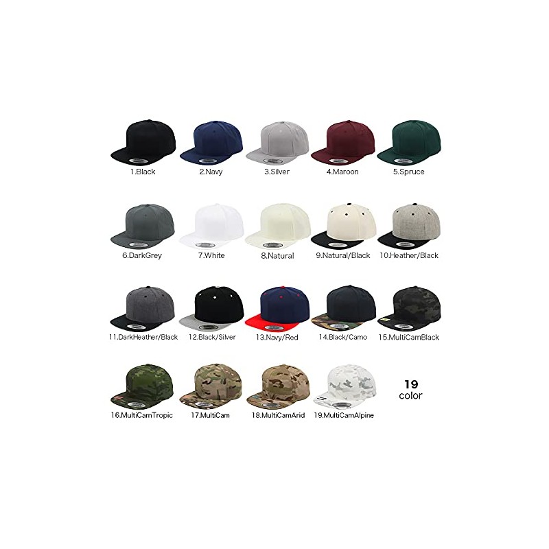 Flex-Fit Cap, Men's, Women's, YUPOONG YP CLASSICS PREMIUM SNAPBACK CAP