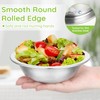 Offiper 304(18/8) Stainless Steel Mixing Bowls for Kitchen, 4 Pack