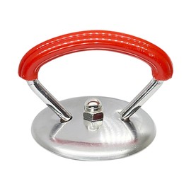 Colcolo Crock Pot Lid Handle Replacement Pan Lid Holding Knob Grip, Sturdy Fixed Handle Pan Lid Knobs for Skillets Saucepan Casserole, Red