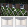 Stainless Steel Solar Fence Security Lights LightControl Step Wall Lamp