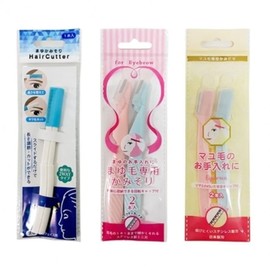 Japanese Nikken eyebrow knife eyebrow grooming knife 3 types C straight type / 일본 니켄 눈썹칼 눈썹 정리칼 3종 C 일자형