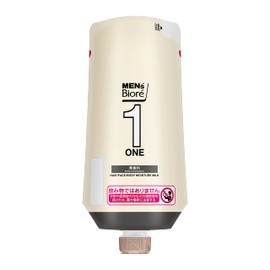 Men's Biore ONE Whole Body Moisturizing Milk, Fragrance-free, Replacement, 10.1 fl oz (300 ml), For Hair, Face, Body, Full Body Lotion