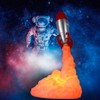 3D Printing Rocket Lamp Innovative Bedside Table Light USB Charging