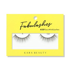 KARA BEAUTY FABULASHES 3D Faux Mink False Eyelashes - Style A104