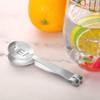 Tea Bag Squeezer Tongs Stainless Steel Spoon for Bags Silver