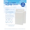 EZ SPARES 3Pcs True Hepa Filter Replacement,Compatible with Honeywell Models