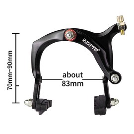 Sunydog Bike Brake Calipers,Aluminum Bicycle Brakes Long Arm Pliers Brake Calipers C Brake City Cycling Road Bike Brake