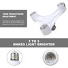 Toplimit E26 3 Port Light Socket Splitter 3 in 1