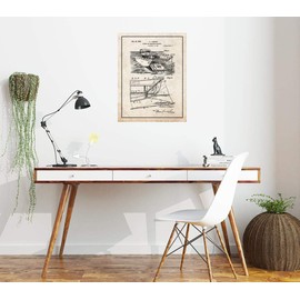 Lighter for Mechanized Equipment Patent Print Old Look with Border (18" x 24") M15065