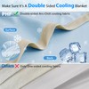 PHF Double Cooling Blanket for Hot Sleepers Queen Size, Arc-Chill