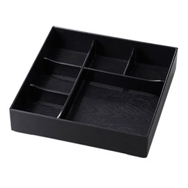Yamashita Kogei 789408272 Shokado Bento Box, For 8.5 inches, 1 Piece & 5 Divider Only, 9.3 x 9.3 x 1.6 inches (23.4 x 23.4 x 4 cm)