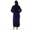 Just Love Plush Zipper Lounger Robe 6729-NVY-L Navy