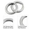 Alwonder 100 Pack Fishing Split Rings Stainless Steel Lure Rings,