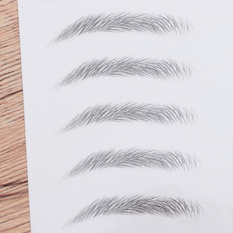 Cabilock 2 Piezas Pegatina para Cejas Falsas D, de Papel