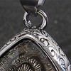 Buddha Pendant Arc Cutting Ethnic Style Beautiful Practical Stainless Steel