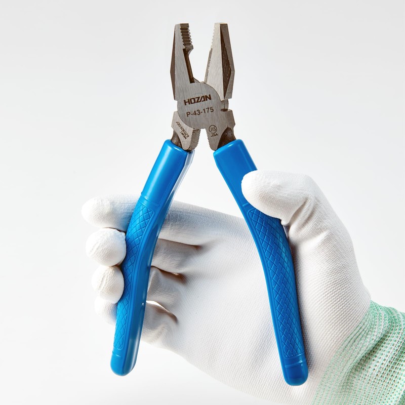Hozan P-43-175 Pliers, Versatile Pliers, For Electricians Ability Test
