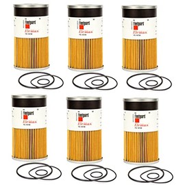 FS19729 Fleetguard Fuel Water Separator (Pack of 6), Replaces Baldwin PF7755, Donaldson P550737, Luber Finer L9729F, Wix 33657