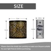 ALUCSET 6pcs Small Lamp Shades, 5.1 x 5.1in Metal Lamp