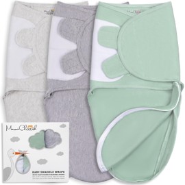 Mama Cheetah Baby Swaddle Blanket with Zipper, Newborn Swaddle Sack, Baby Swaddles Sleep Sack 0-3 Months, Baby Swaddle Wrap with Easy Change Zipper for Baby Boy & Girl, 3-Pack