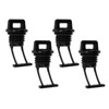 Quluxe 4 Pcs Black Plastic Hull Drain Plug Kit, Kayak
