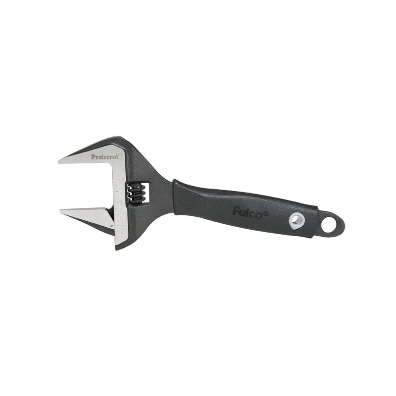 Proferred Plumbing Adjustable Wrench, Black Phosphate Finish, 4 Available Size