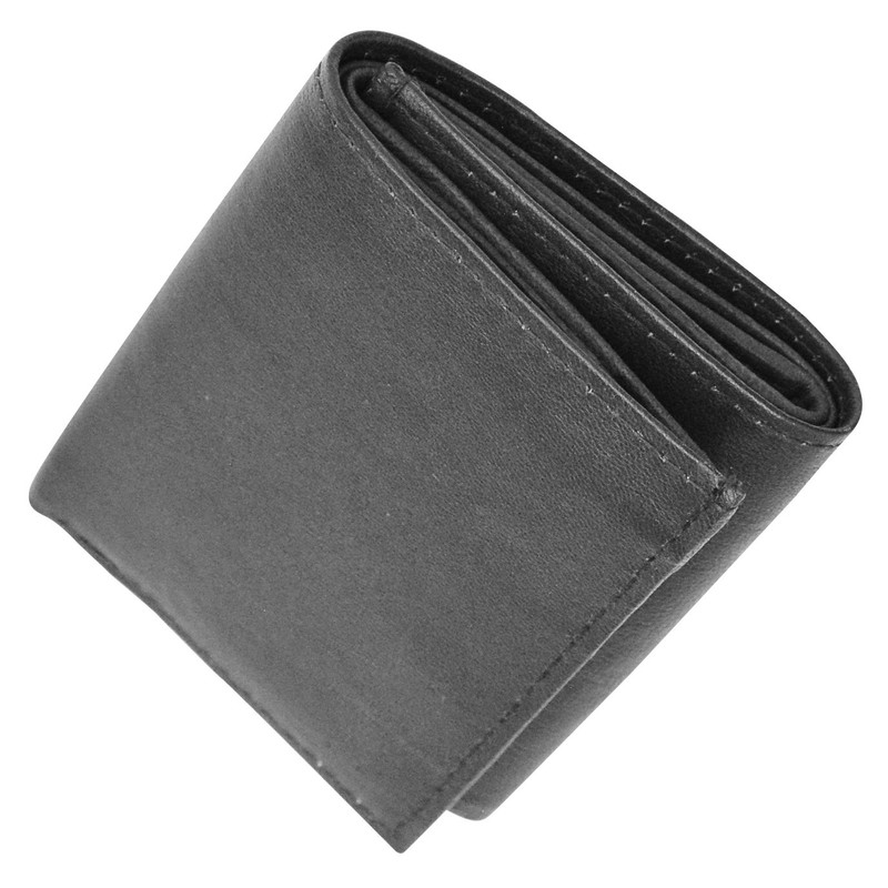 Marshal® Wallet RFID Blocking Men's Leather Slim Trifold Wallet with