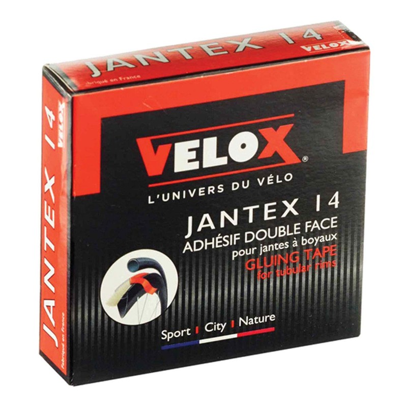 Velox Jantex 14 Double Sided Carbon Rim Tubular Tape, Transparent,