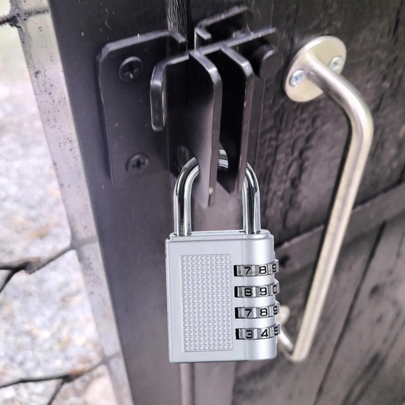 HRLORK Combination Padlock 2 Packs School Locker Lock Outdoor Weatherproof