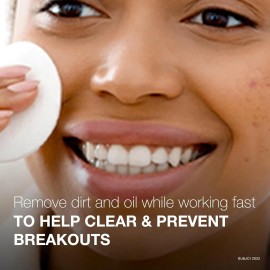 Neutrogena Rapid Clear Acne Pads 60ct 2% Salicylic Acid Oil-Free