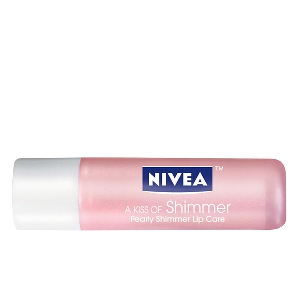 Nivea a Kiss of Shimmer Radiant Lip Care SPF 10, 0.17-Ounce Sticks (Pack of 3)