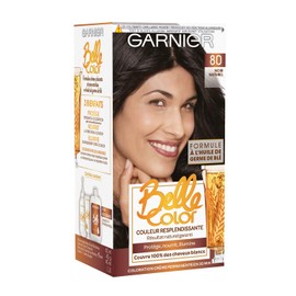 Garnier Belle Color Permanent Hair Colour Black 80 x Natural Black (2 Pack)