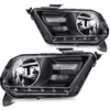 LBRST Headlight Assembly for ford for Mustang 2010-2014 Clear Lens