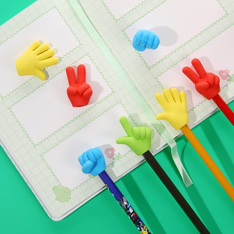 36 Pcs Pencil Top Erasers Fun Eraser Toppers for Kids,