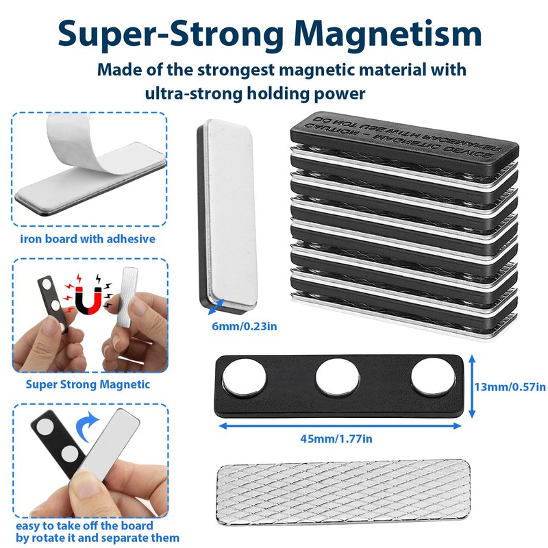Blackout Blind,No Drill Installation with 12-Pair Strong Magnets,Temporary Light Blocking