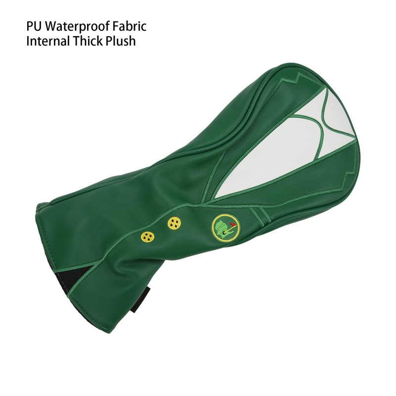 Golf Green Leather Driver/Fairway Wood/Hybrid Headcover #1#3#5#UT (3#) Golf Club