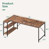 Huuger L Shaped Desk, 63 Inches Computer Desk with Reversible